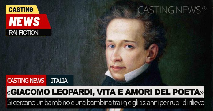 Giacomo Leopardi casting bambini