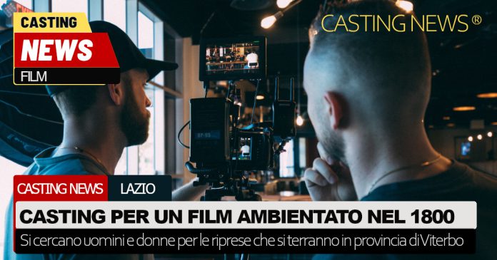 Casting figurazioni per un film